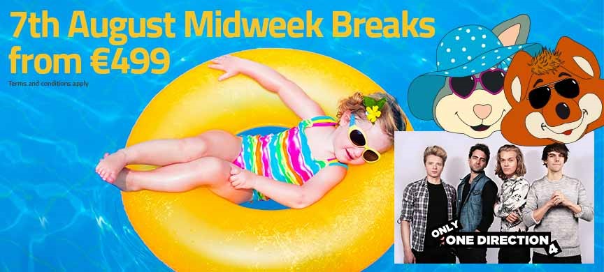 7th August Midweek Breaks 